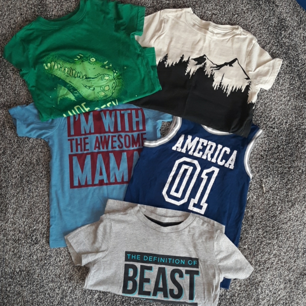Lot of boys t shirts, & 1 tank